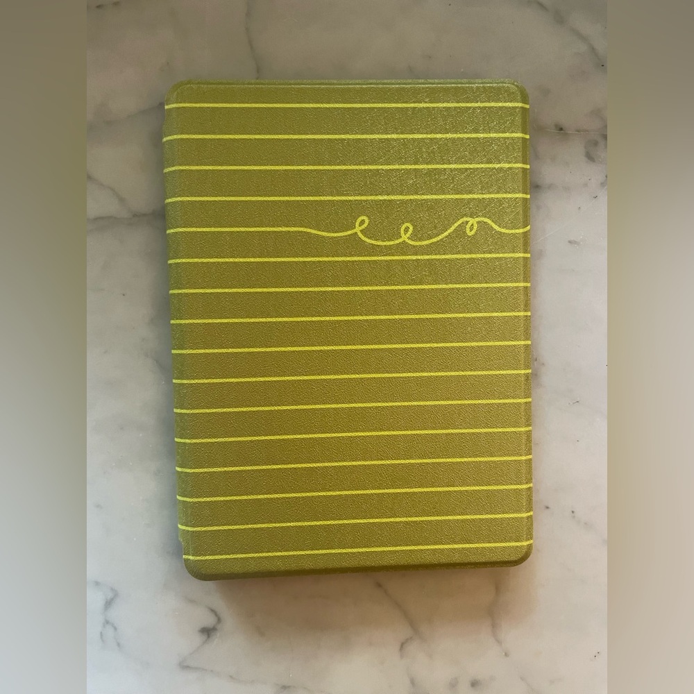 Out of Line Chartreuse Page Kindle Paperwhite 11th edition case